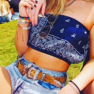 Festival bandana top